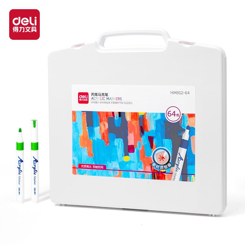 Deli Fine Tip Acrylic Paint Markers Pen product image (1)