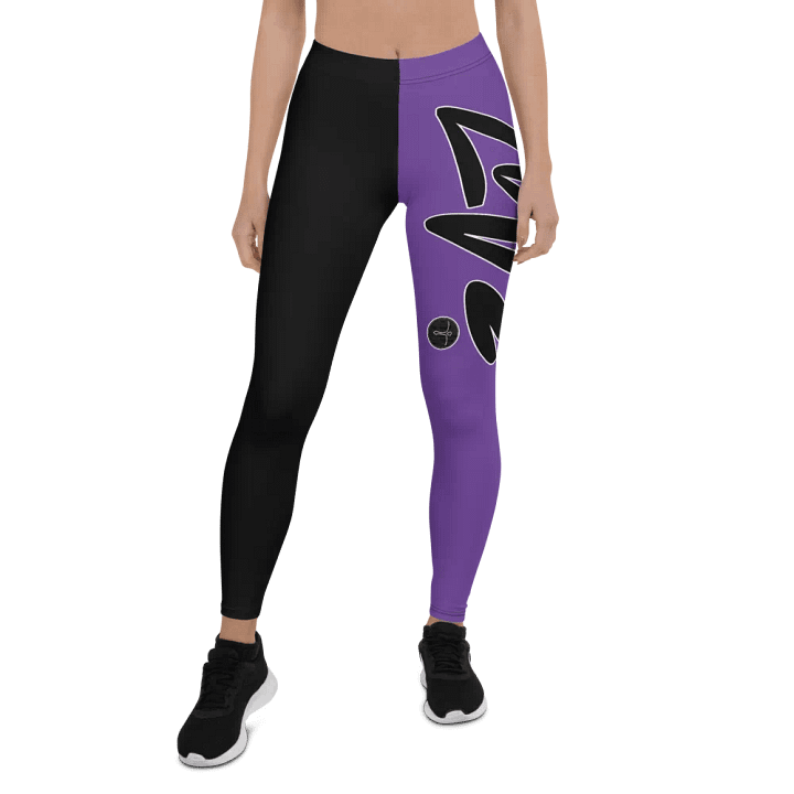 Love - Black & Purple - Leggings product image (2)