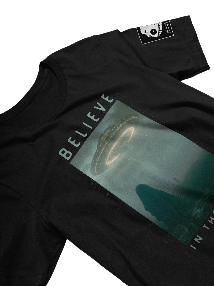 Spooky Chill “UFO Encounter” Tee – Believe in the Weird product image (2)