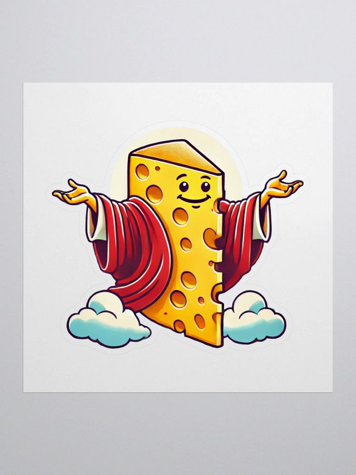Cheese God Sticker - AKA "Cheesus" product image (1)