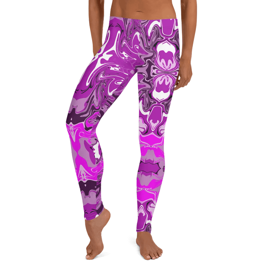 Pink Swirl All-Over Leggings product image (10)