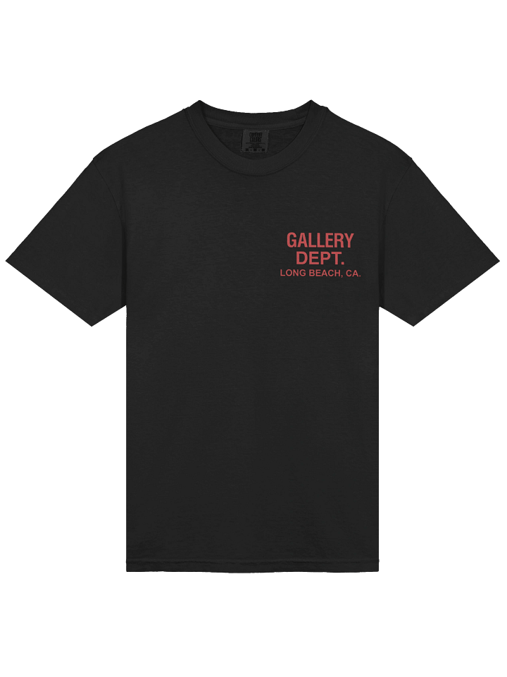 Gallery Dept shirt Red Long Beach CA BLACK product image (2)