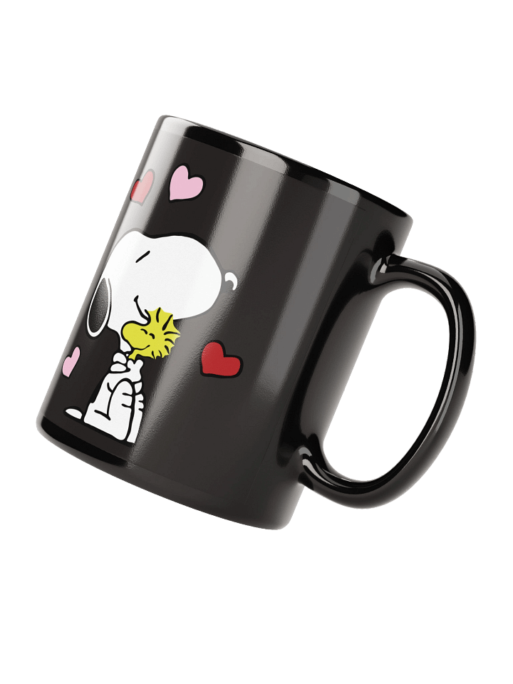 💖 Snoopy & Woodstock Hug Mug – Cozy Sips, Classic Love product image (4)
