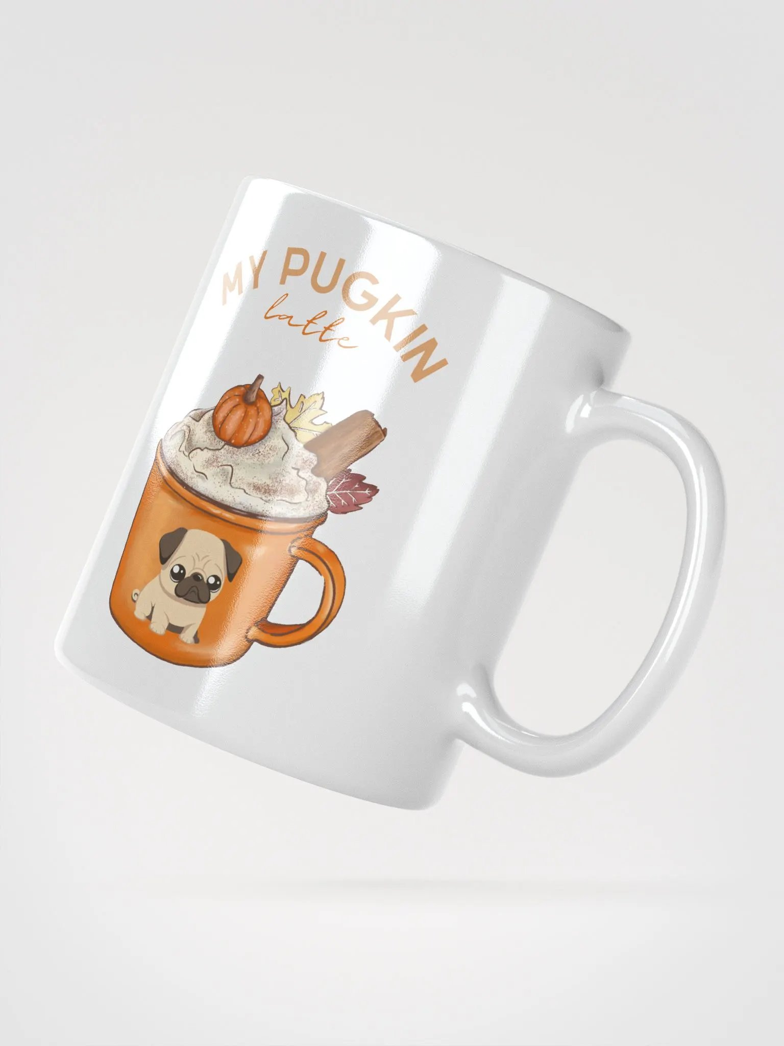 My Pugkin Latte Pug Mug product image (2)
