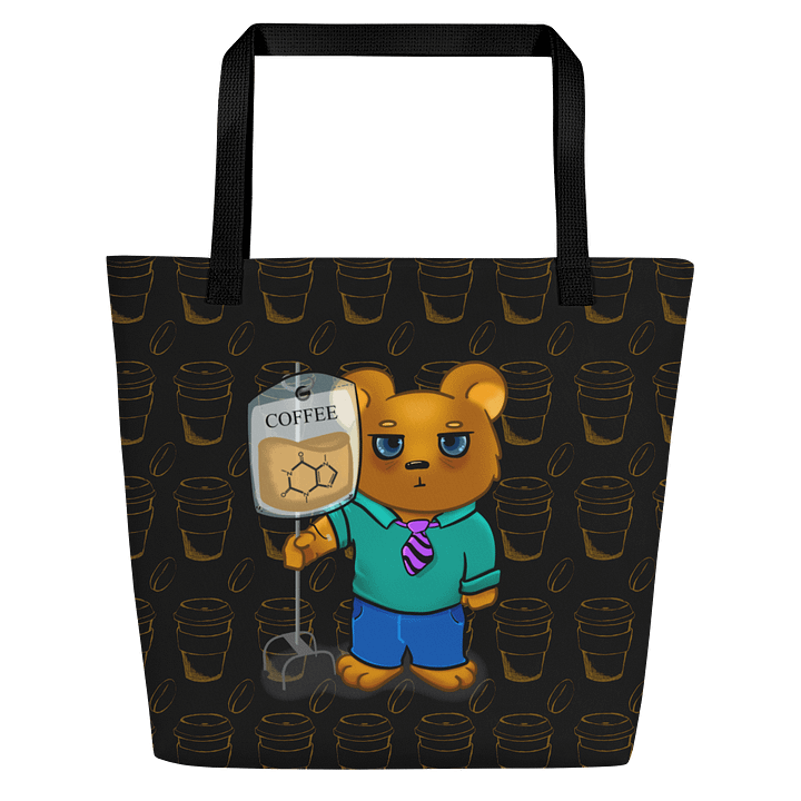 IV coffee - Project bag (Black background) product image (1)