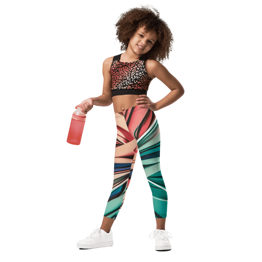 TDS Music Kids Abstract Leggings in Vibrant Colors (Sizes 2T-7) product image (12)