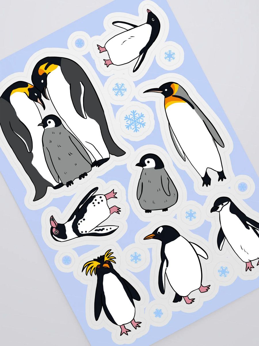 Penguin Parade Sticker Sheet product image (2)