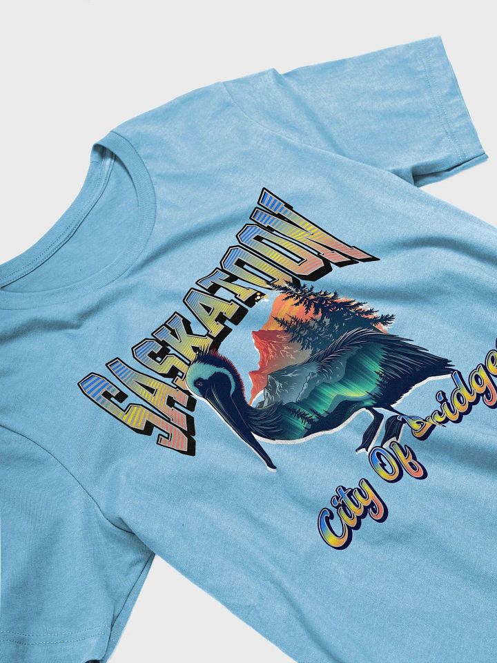 Saskatoon City Of Bridges Pelican Iconic Comfort T-Shirt product image (20)