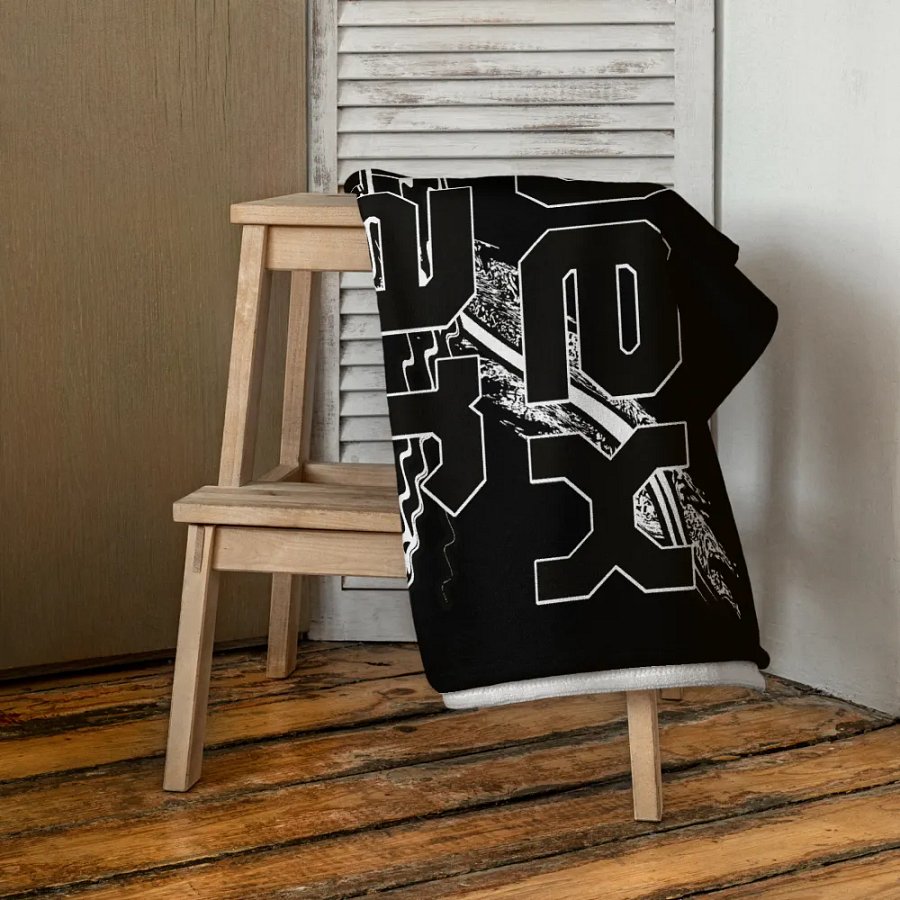Black HApex Gear White Logo - Black Sublimated Towel product image (4)
