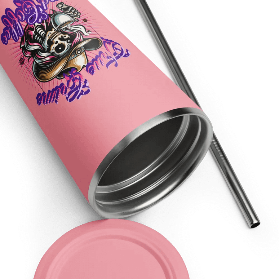 True Crime Skeleton & Coffee Insulated Tumbler product image (5)