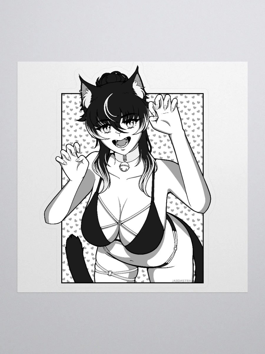 Kat Shaker Clear Sticker product image (1)