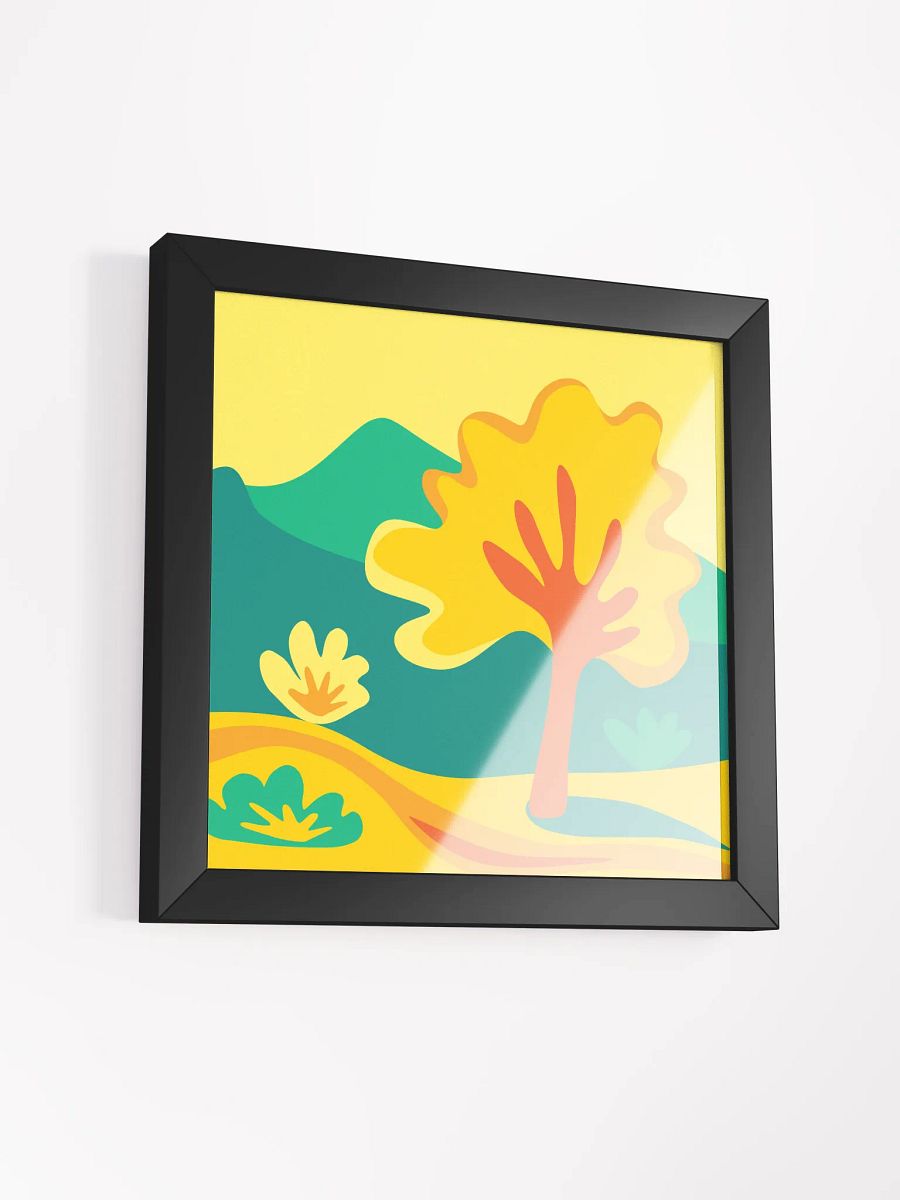 Vibrant Canopy Framed Matte Poster - Abstract Landscape No. 9 product image (43)