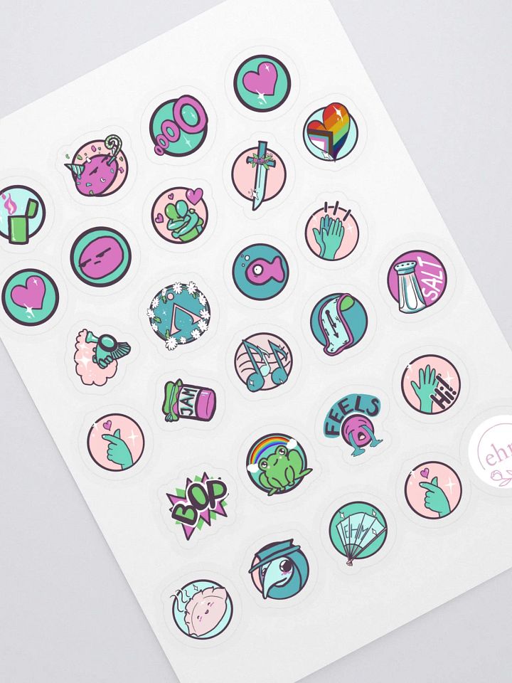 Emote Sticker Sheet (2024 Version) product image (1)