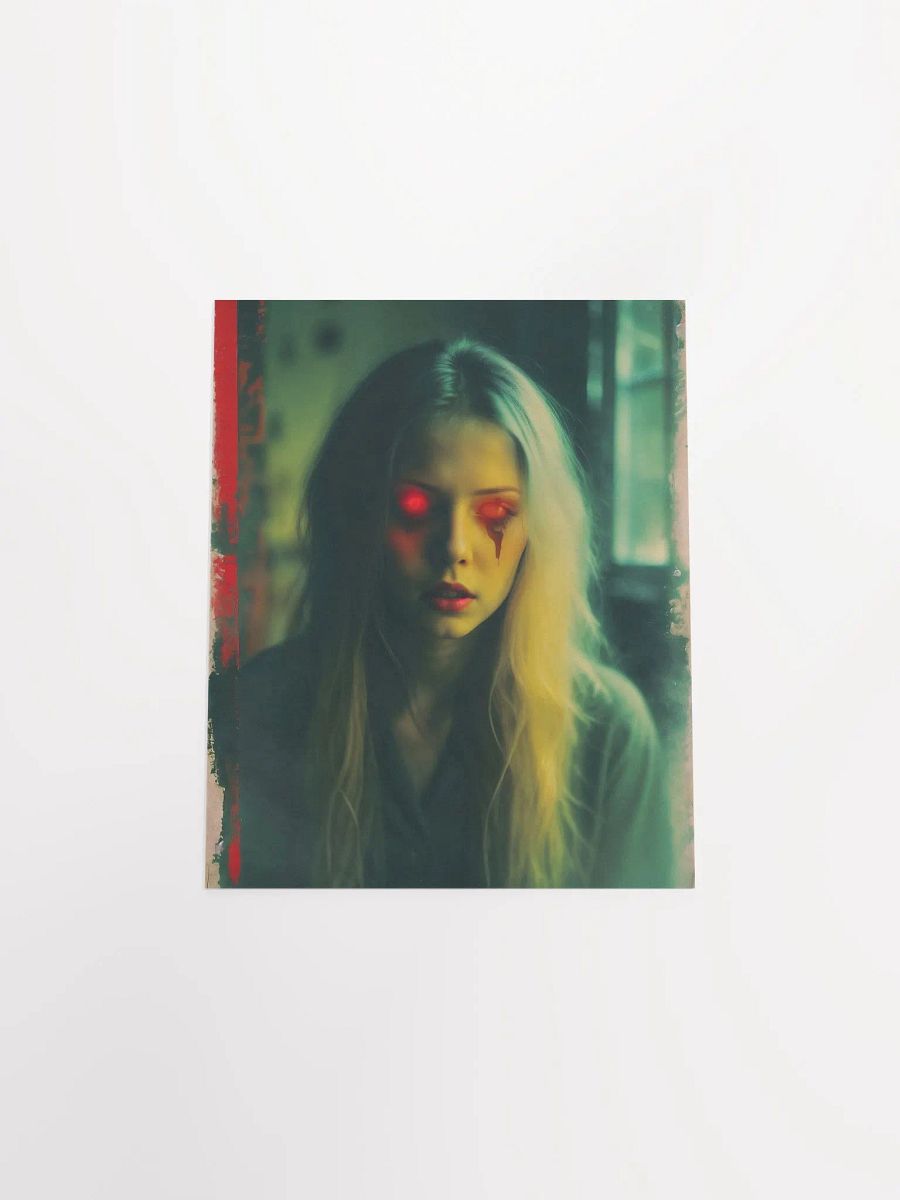 Blood-Red Gaze Matte Poster product image (30)
