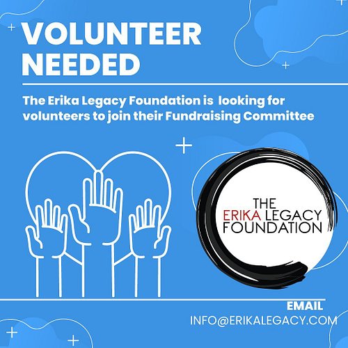 Want to be part of something great?  Email me at info@erikalegacy.com and let’s talk