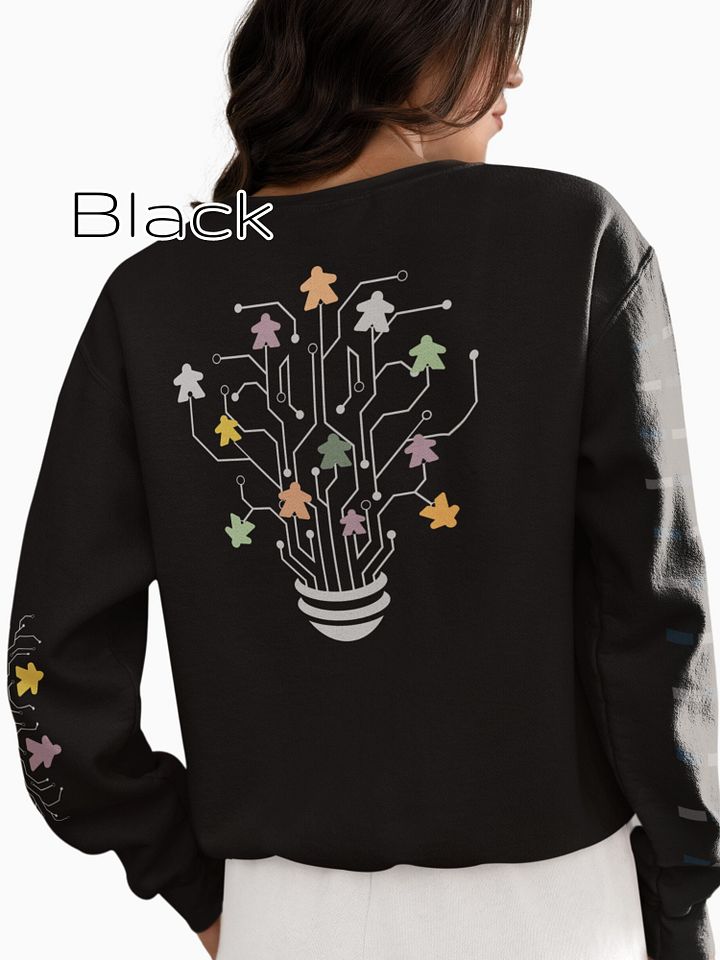 Meeple Flowerpot Sweatshirt for Board Gamers product image (1)