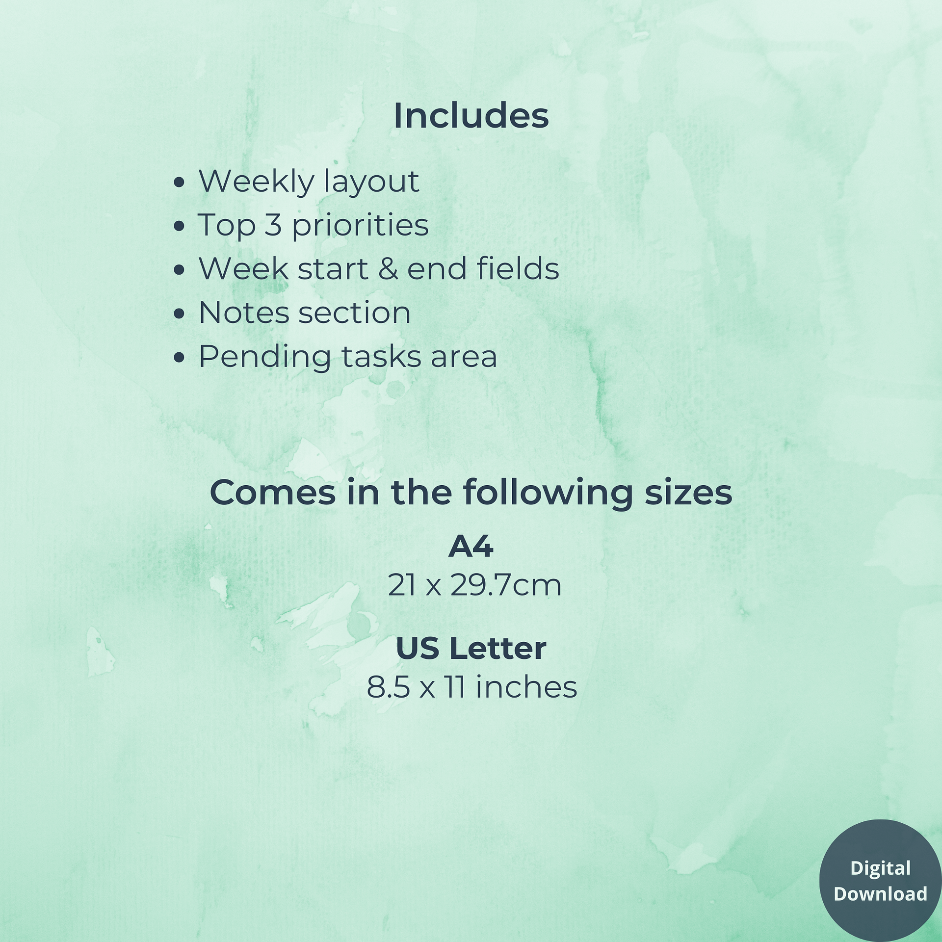 Weekly To-Do List product image (5)