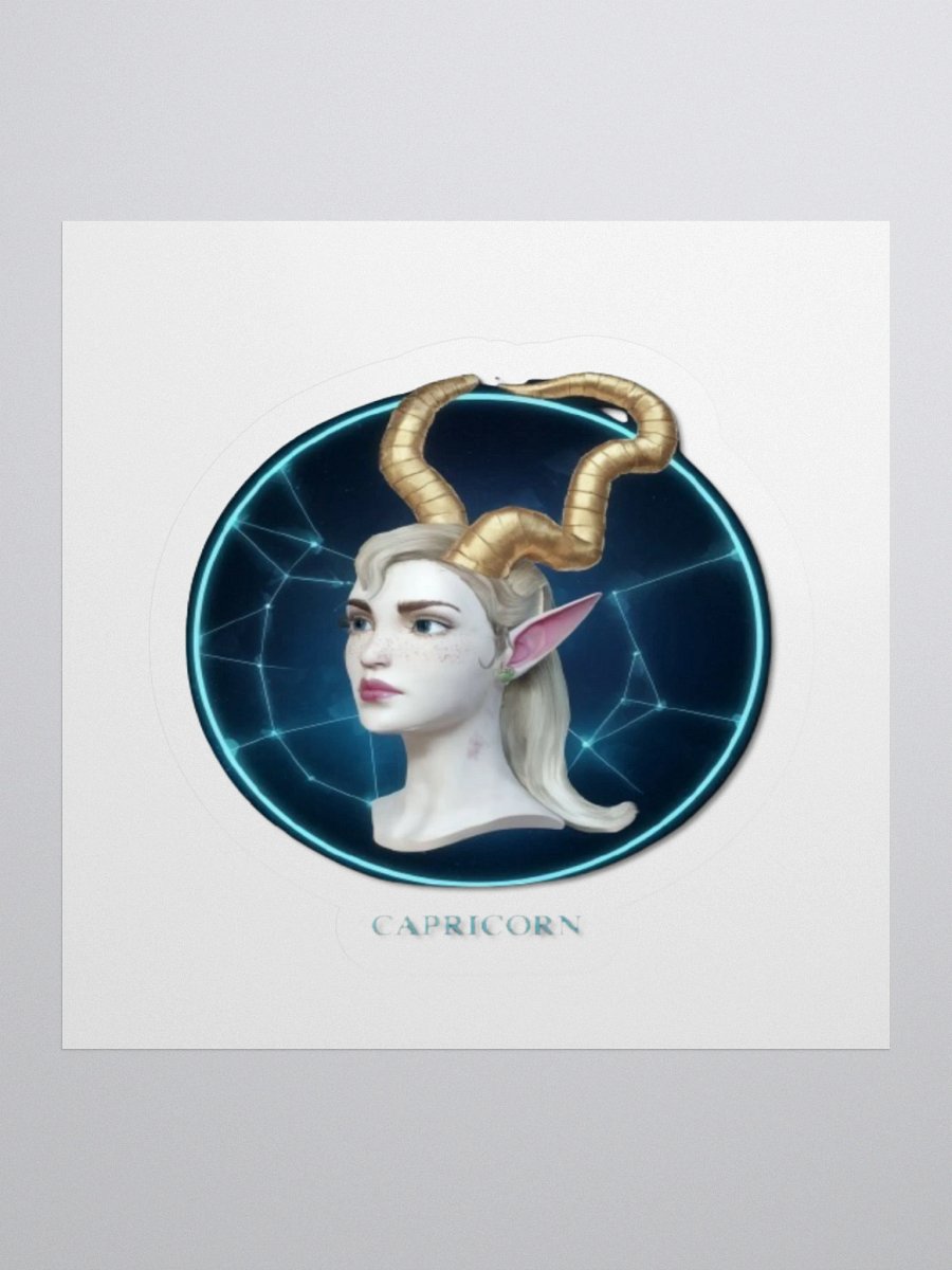 Capricorn Kiss-Cut Sticker product image (1)