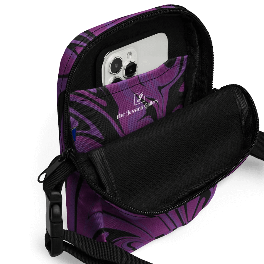 Purple Swirl Utility Crossbody Bag product image (7)