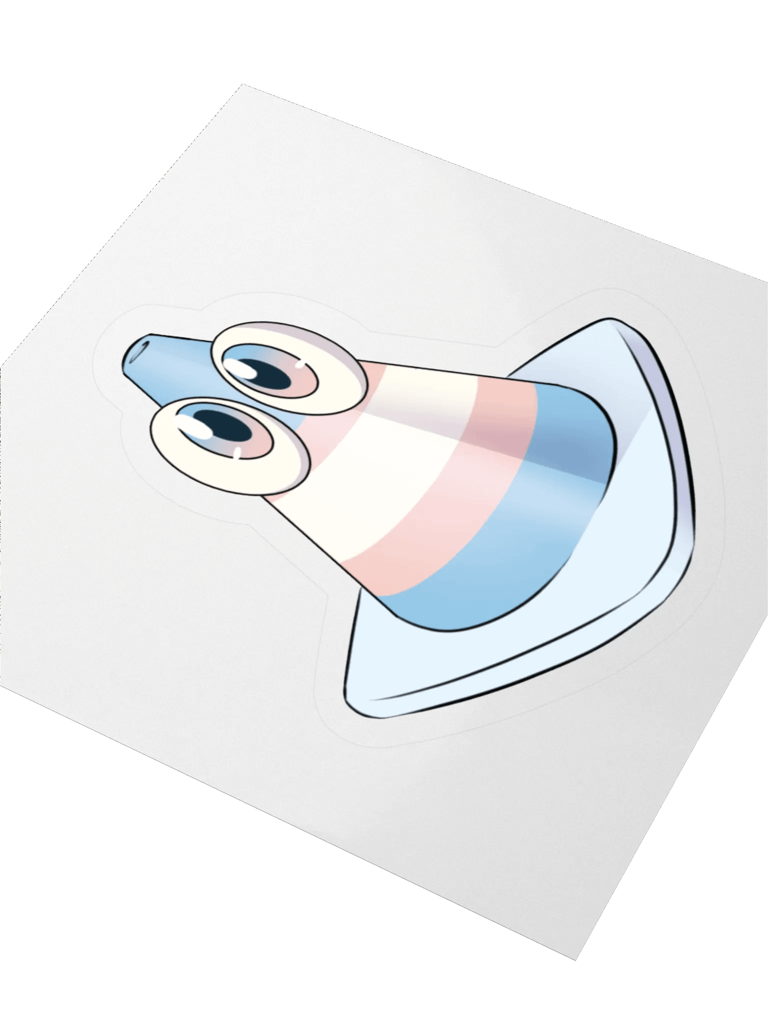 Pride Cone Sticker - Trans product image (7)