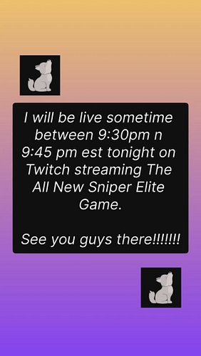 Live on Twitch tonight: AngelQueenWolf. Come check it out