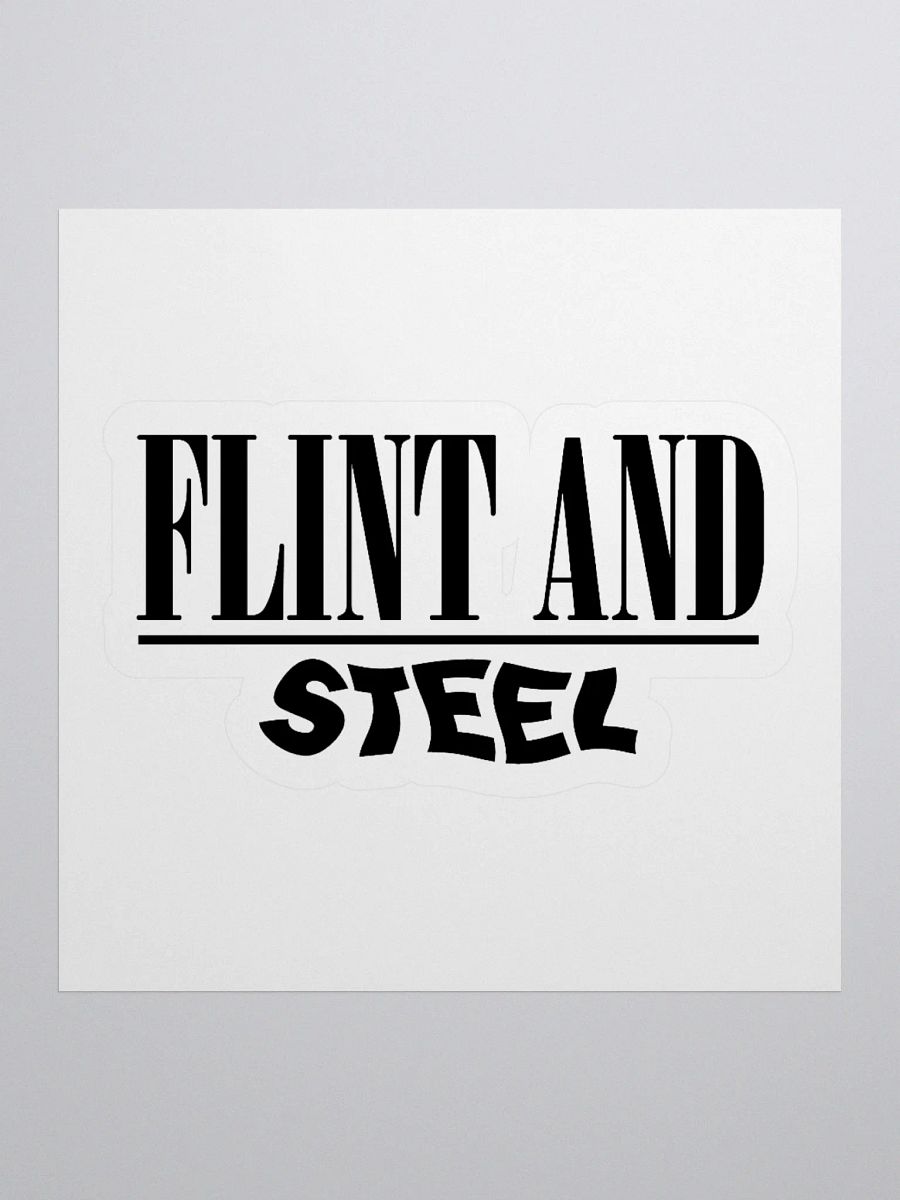 FLINT AND STEEL Stickers product image (1)