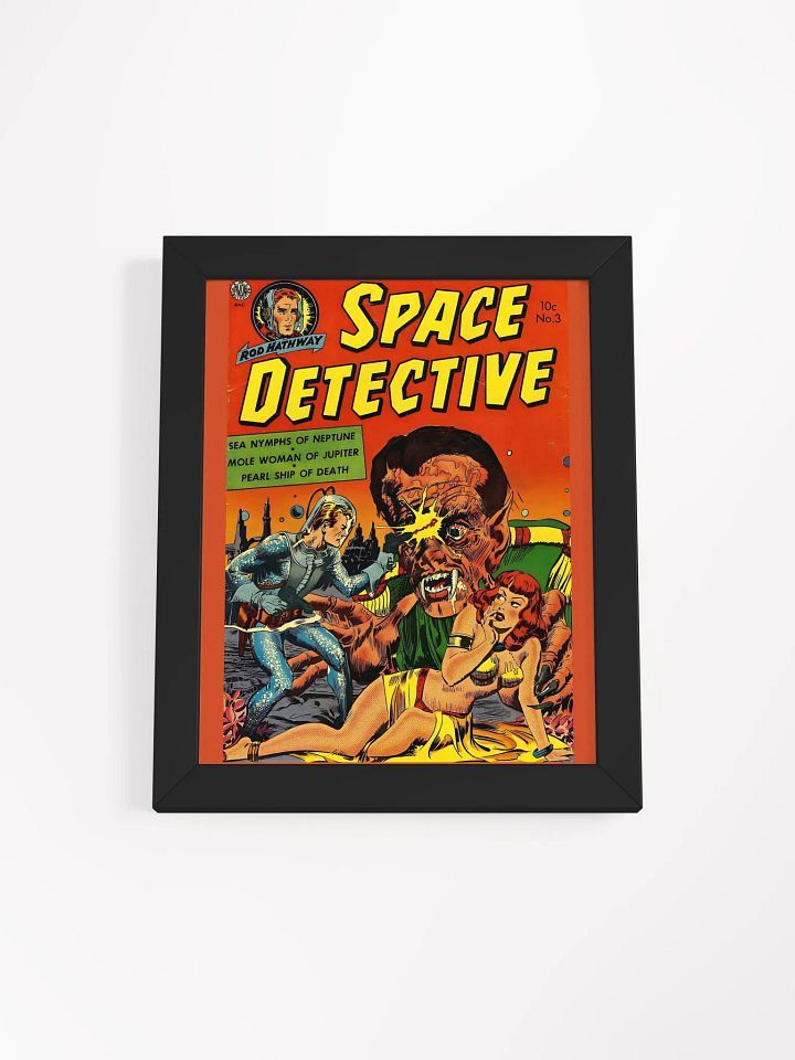 Space Detective Vintage Comic Book Cover Poster product image (6)