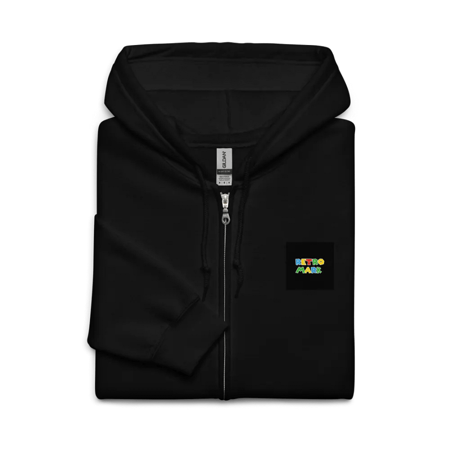 RETRO MARK Colorful Blocky Zip Hoodie product image (9)