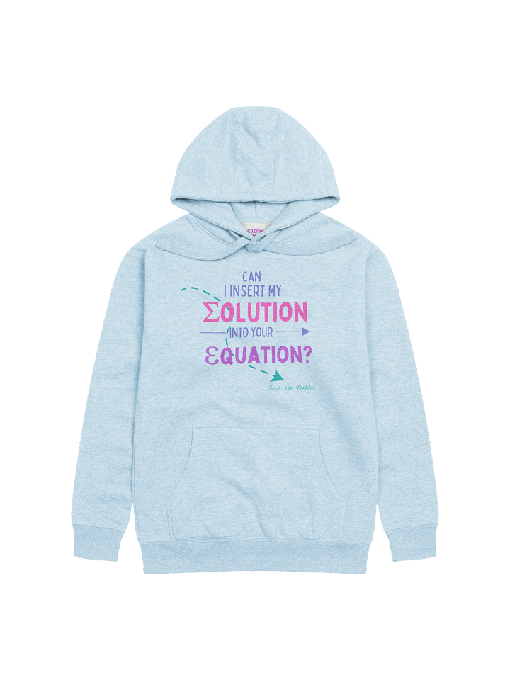 Felpa con cappuccio Unisex (scritta rosa) product image (1)