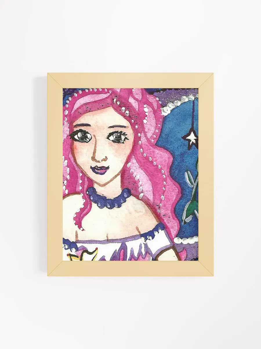 Stardust Mermaid Framed Print product image (19)