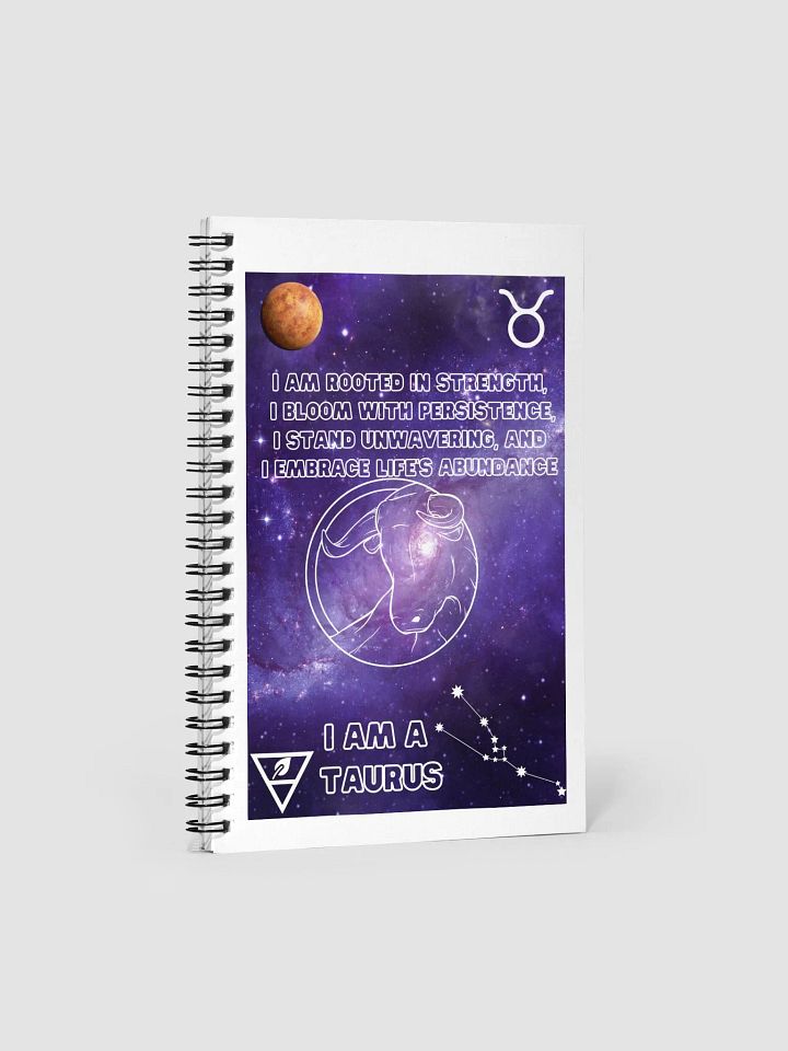 I Am a Taurus Notebook product image (1)