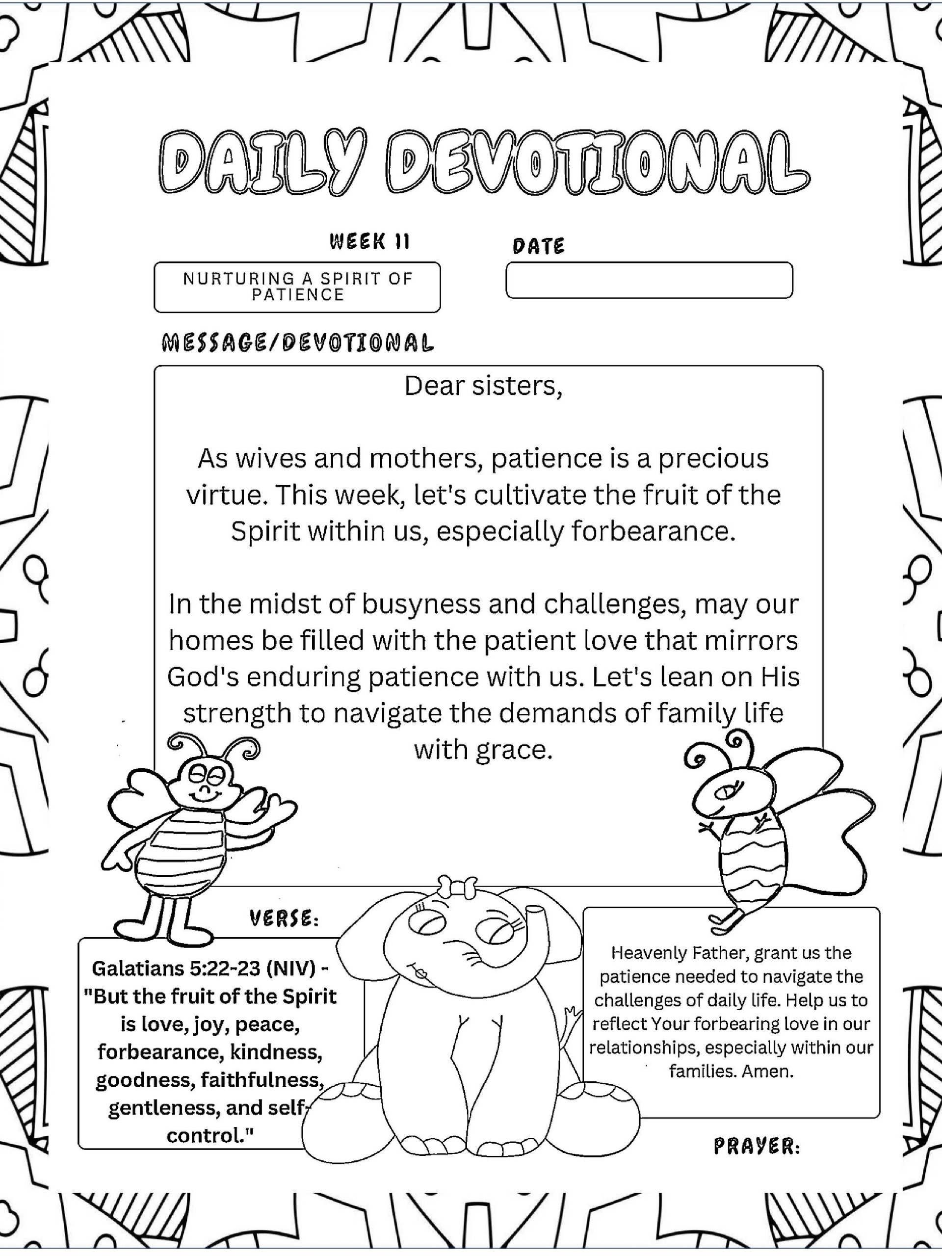 A Walk in Faith-52 Week Coloring Devotional product image (9)