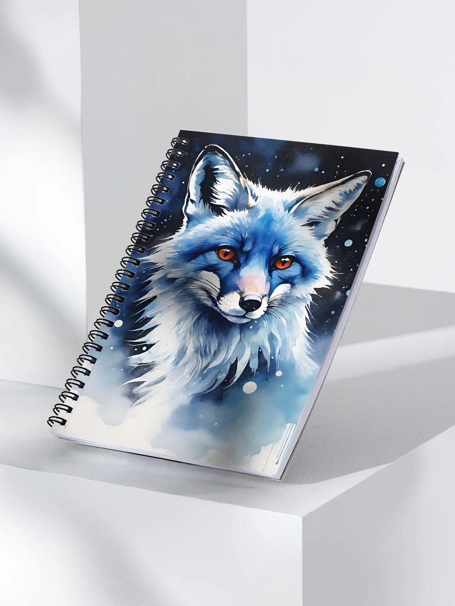 Grunge Fox Spirit Spiral Notebook product image (3)