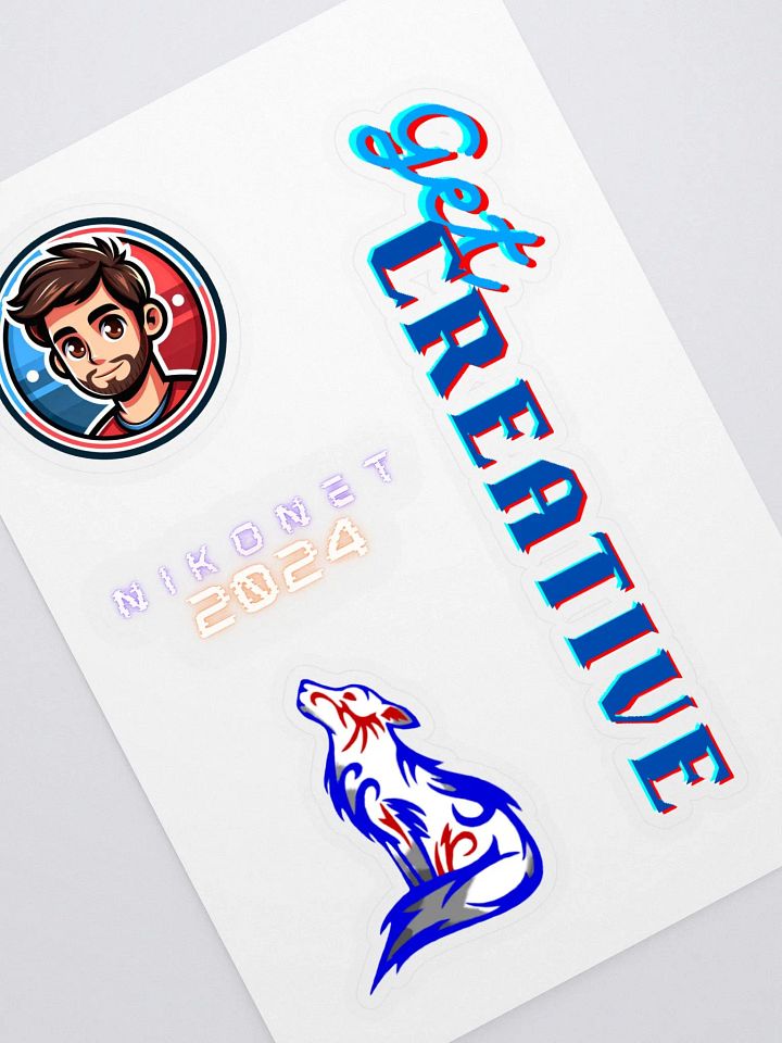 NikoNET Sticker Sheet (Version 1) product image (1)