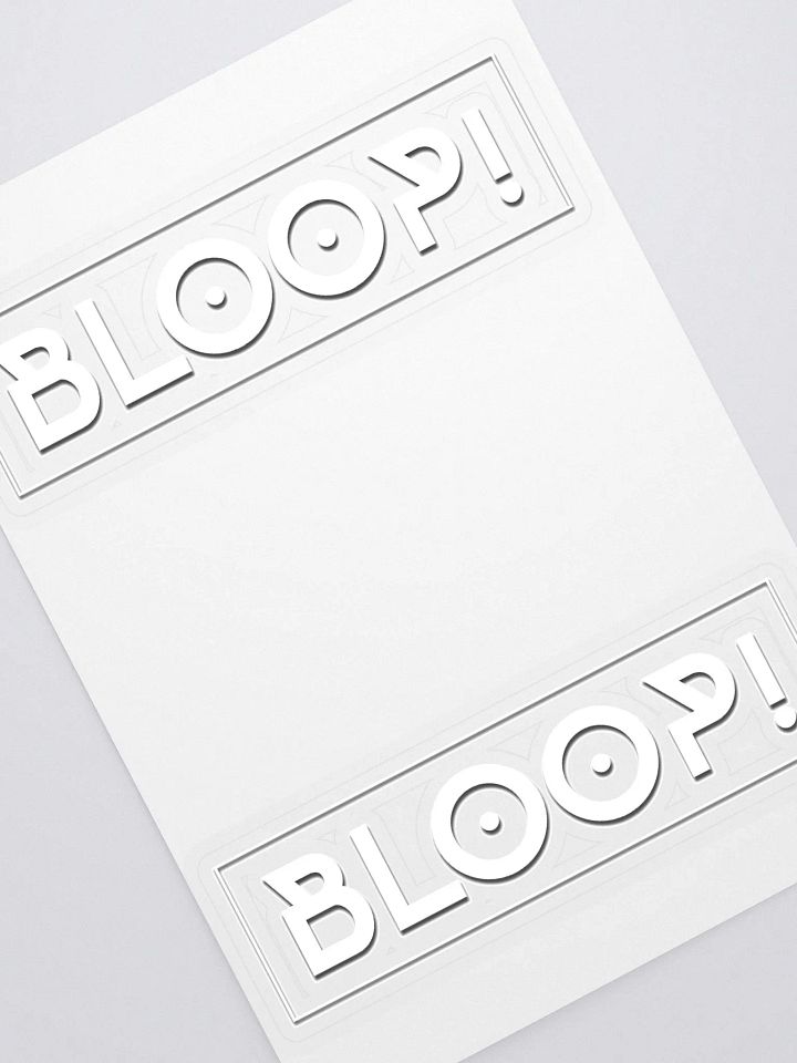 Bloop Stickers! product image (2)