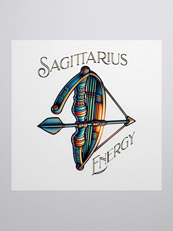 Zodiac Sign Sagittarius Energy Sticker product image (1)