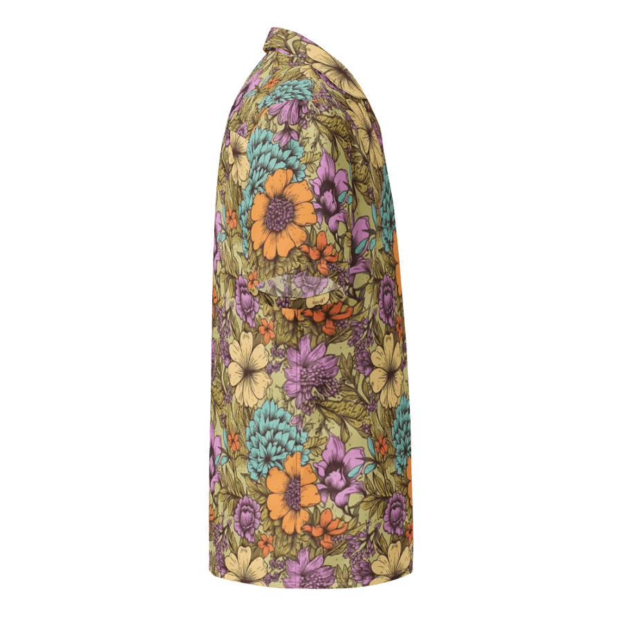 70s Floral Pattern-Seamless Vintage Design Hawaiian Shirt product image (4)
