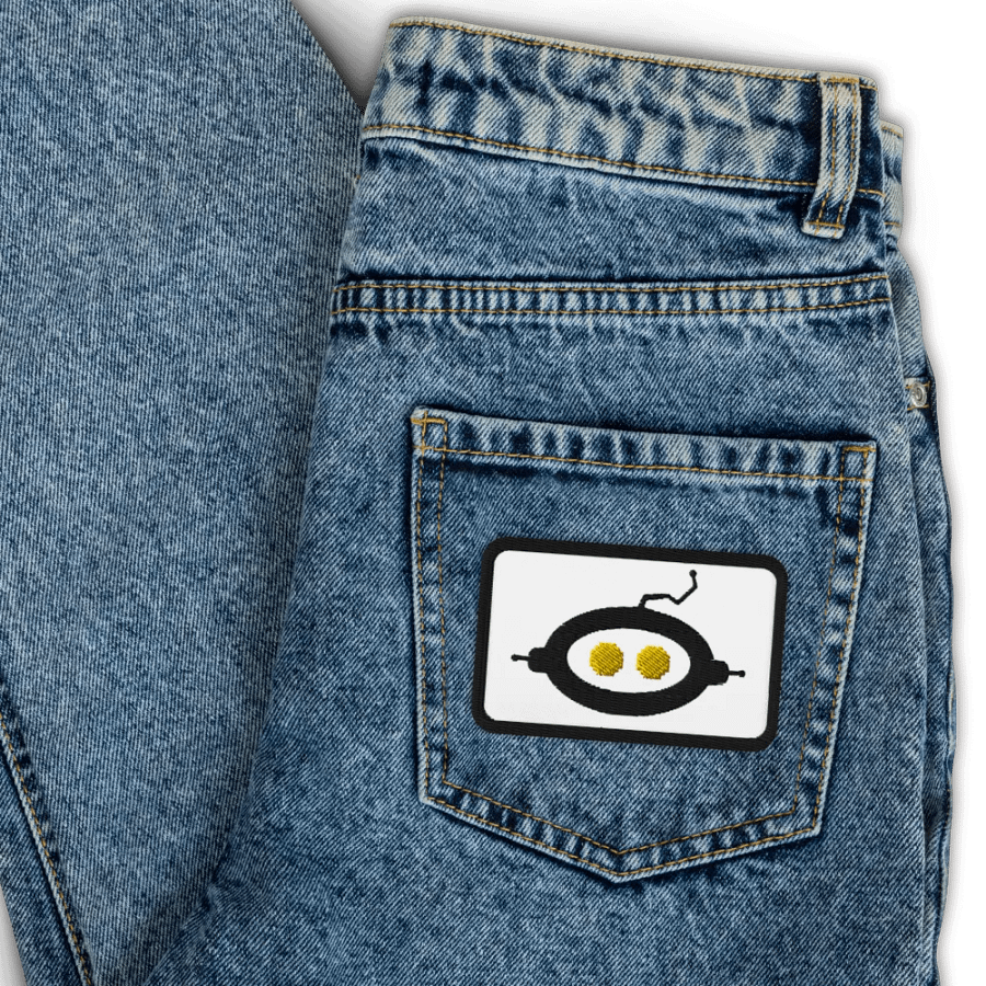 Robot Icon Patch Rectangular product image (3)