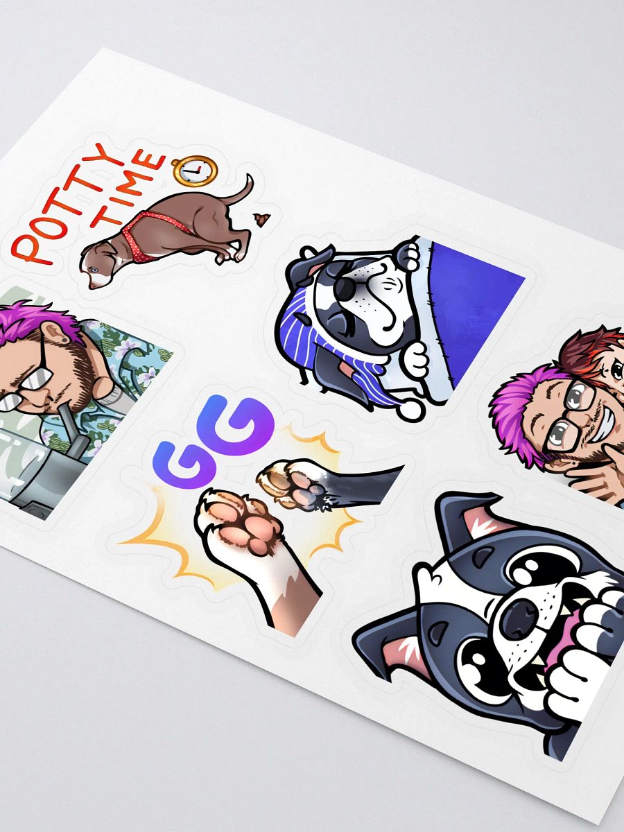 ChromaFeyArt sticker sheet! product image (3)