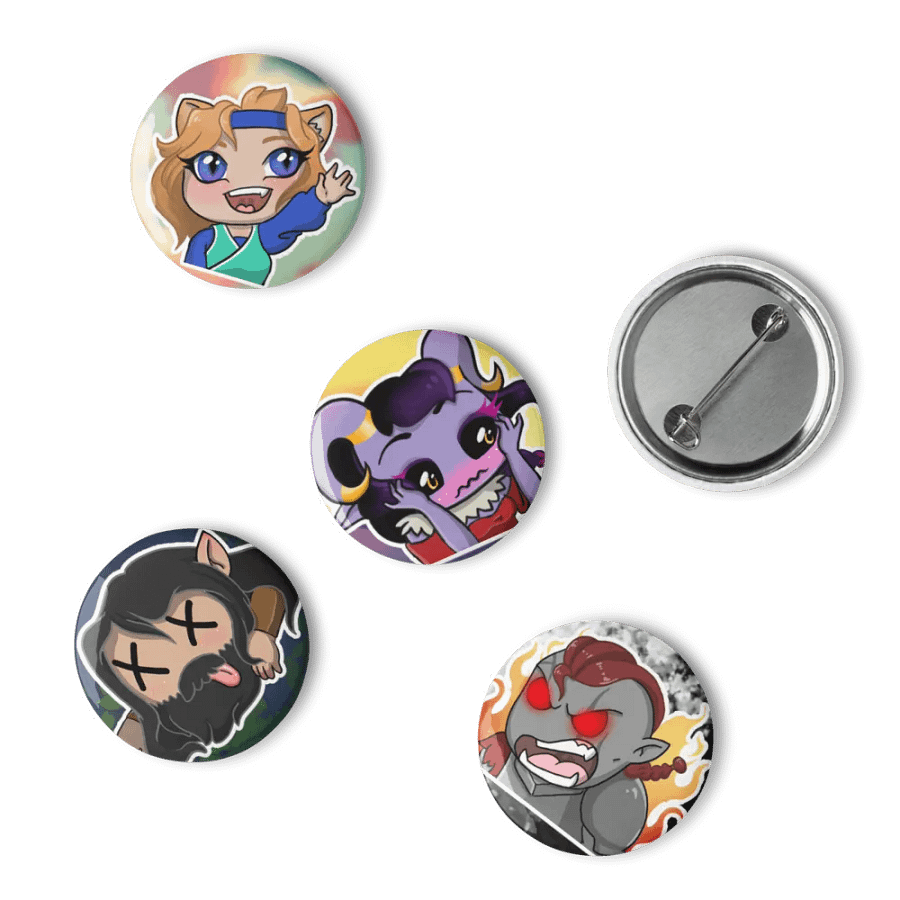 Main cast Emote Pins product image (15)
