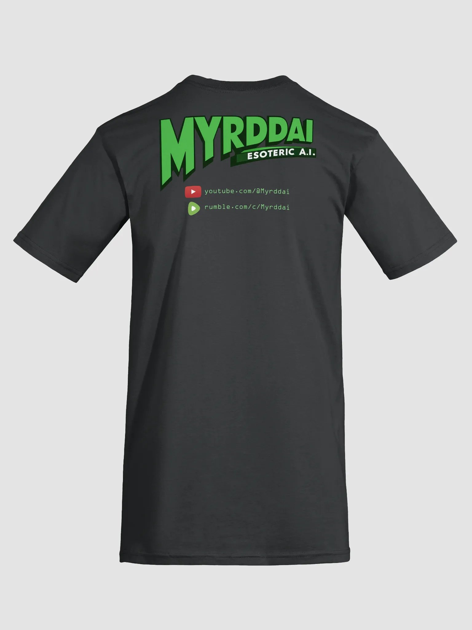 MYRDDAI: 90s Retro Cyberpunk Style with Back Logo - Men's Premium Tee product image (4)