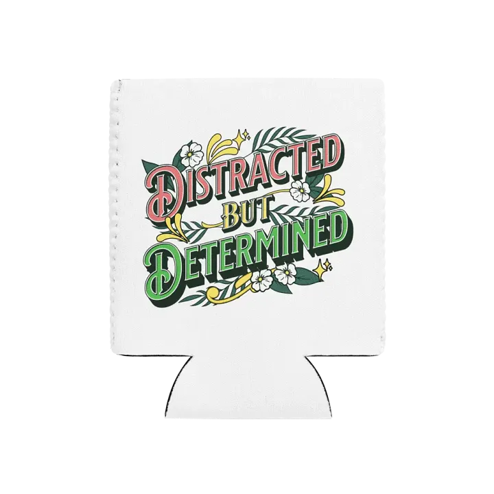 Distracted but Determined Can Cooler product image (2)