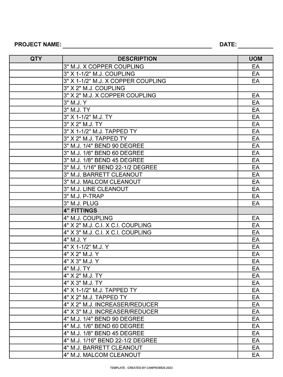 MJ BOM MS Excel Template No 5 product image (3)