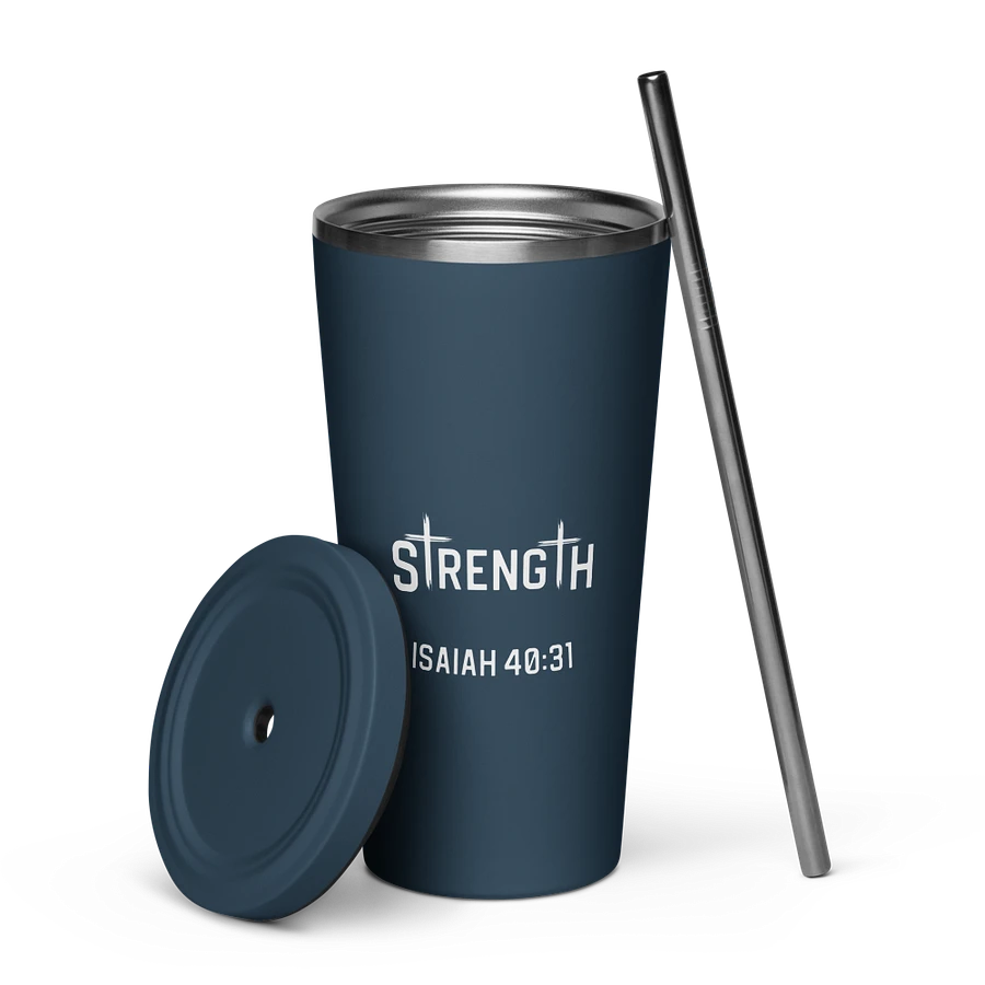 Strength 20 oz. Insolated Cup: Navy product image (5)