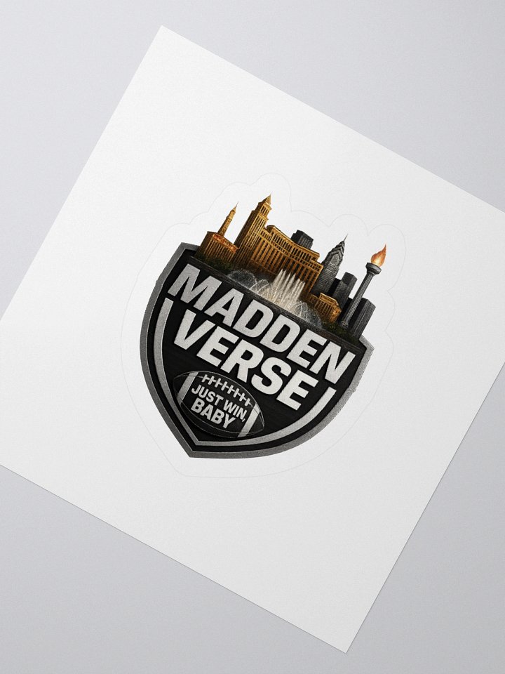 JUST WIN BABY MADDEN VERSE STICKER product image (2)