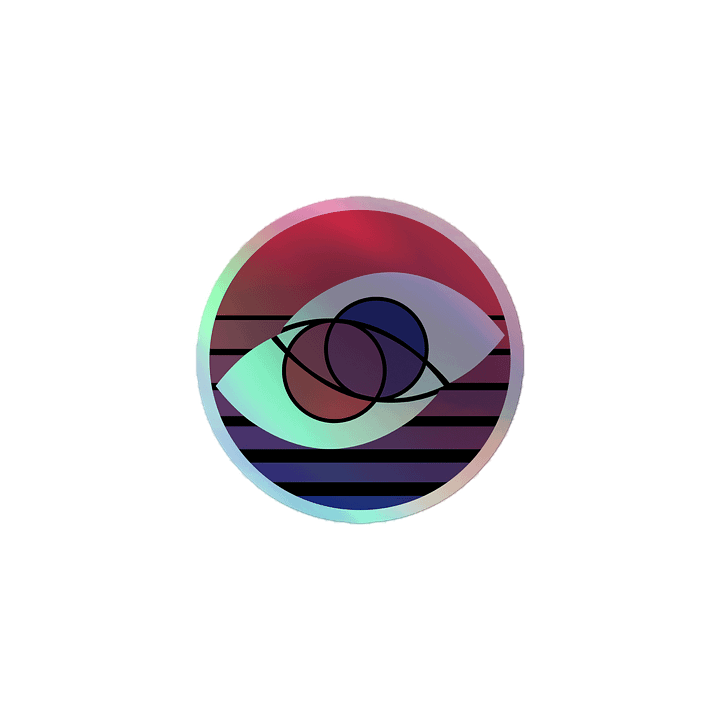 Dual Process Theory - YT Icon - Holographic Kiss Cut Sticker product image (1)