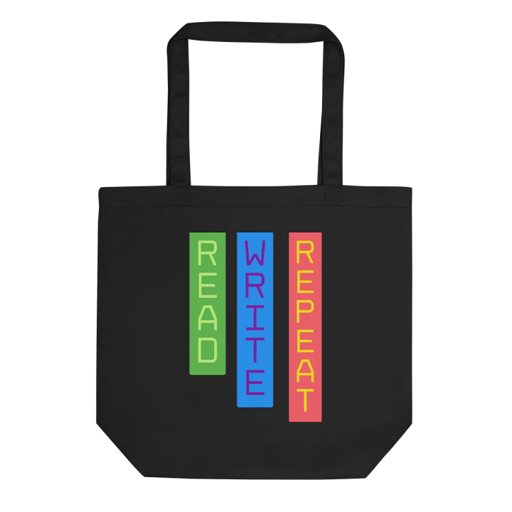 Read, Write, Repeat Tote Bag product image (1)