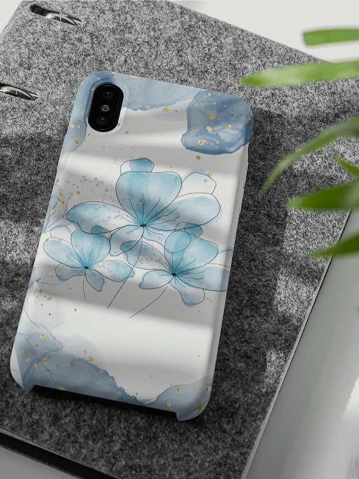 Blue Flowers Samsung Snap Case product image (1)