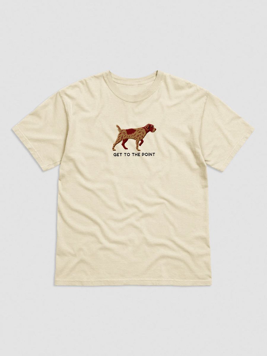 Get to the Point T-Shirt(Embroidered) of a Wirehaired Pointing Griffon(Chestnut & Liver) product image (33)