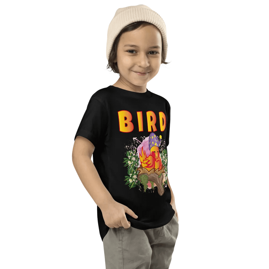 Bird Colorful Funny Cute Bella +Canvas Toddler T-Shirt – Funny Shirt, Best Gift for Kids product image (9)